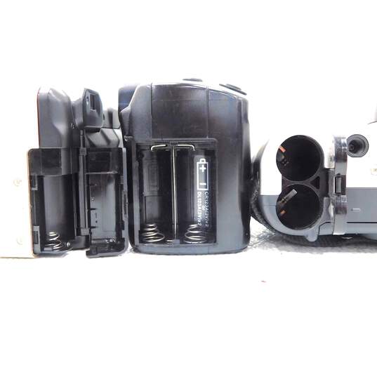 VTG Point & Shoot Film Camera Lot of 3 w/Cases Olympus Nikon Minolta UNTESTED image number 6