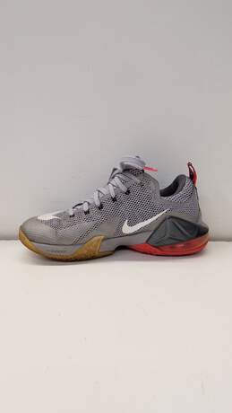 Nike Lebron James Earned 23 724557-014 Gray Zoom Sneakers Men's Size 8.5 alternative image
