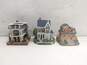 Bundle of 10 International Resources LLC Village Buildings Ceramic Figurines image number 4