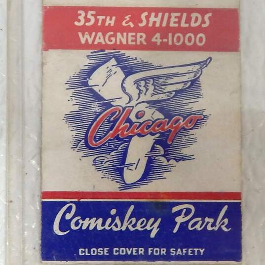 1949 Chicago White Sox Matchbox Cover Schedule image number 3