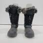 Women's Black Winter Boots Size 9 image number 4