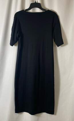 NWT Lauren Ralph Lauren Womens Black Cotton Short Sleeve T-Shirt Dress Size M alternative image