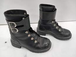 Harley Davidson Women's Black Leather Boots Size 9 alternative image