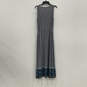 NWT Womens Blue Geometric Sleeveless Scoop Neck Maxi Dress Size Medium image number 2