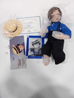 Knowles Amish Blessings Adam Doll IOB alternative image