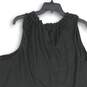 NWT Max Studio Womens Black Tiered Sleeveless A-Line Dress Size 2X image number 4