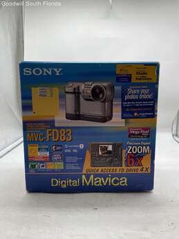 Vintage Sony Mavica MVC-FD83 Black Camera Not Tested
