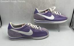 Nike Womens Lilac White Sneakers Size 8 alternative image