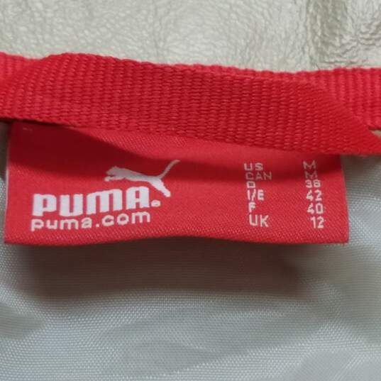 Puma Women's Genuine Gold Leather Jacket Size M image number 3