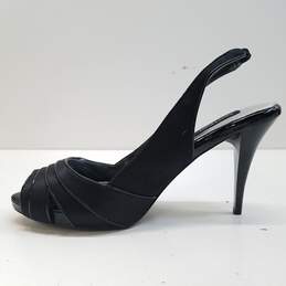White House Black Fabic Heels Women's Size 8M alternative image