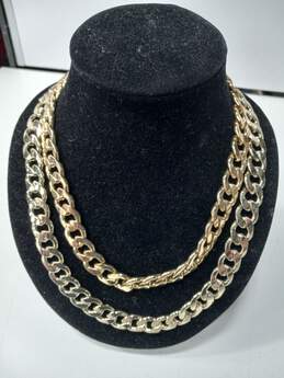Assorted Gold Tone & Pink Gemstone Fashion Costume Jewelry alternative image