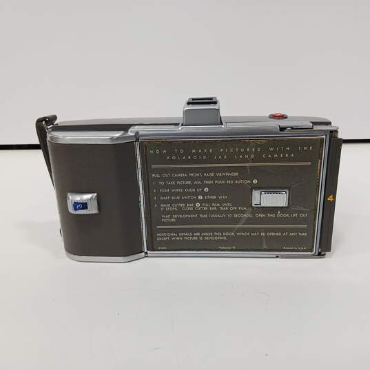 vintage polaroid land camera model j66 w/case image number 2