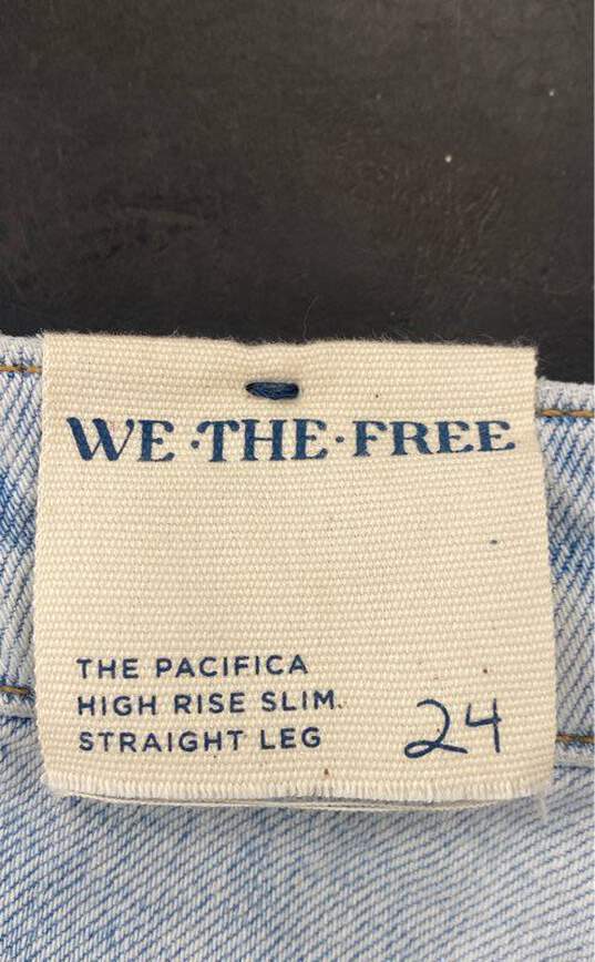 We The Free Women's Light Blue Jeans- Sz 24 NWT image number 5