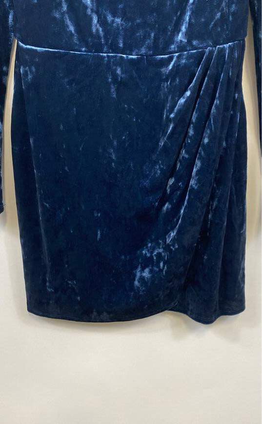 Francesca's Blue Casual Dress - Size Medium image number 4