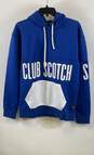 NWT Scotch & Soda Mens Blue Text Artwork Long Sleeve Pullover Hoodie Size M image number 1