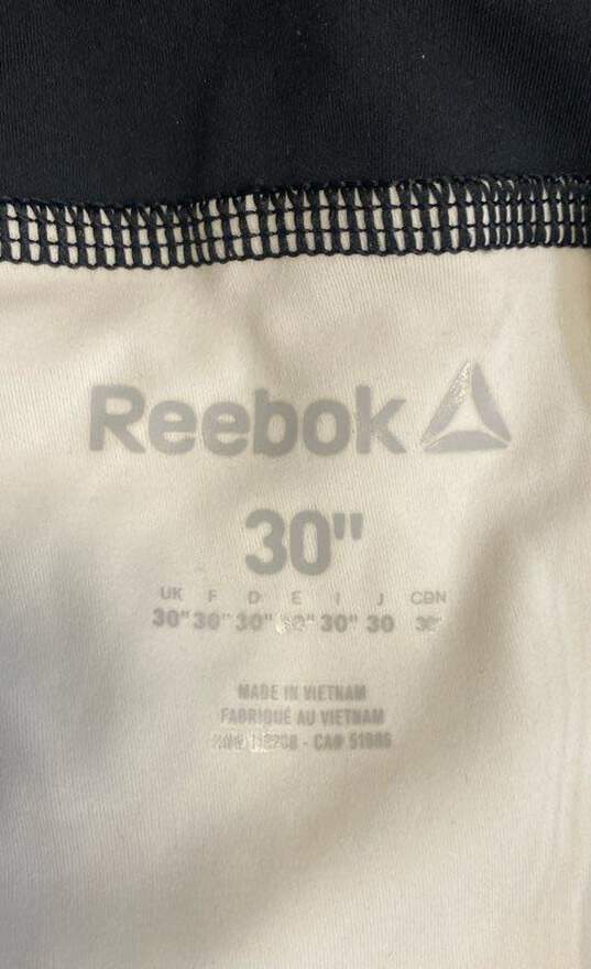 Reebok Womens Black White UFC Crossfit Octagon Speedwick Octagon Shorts Size 30 image number 6