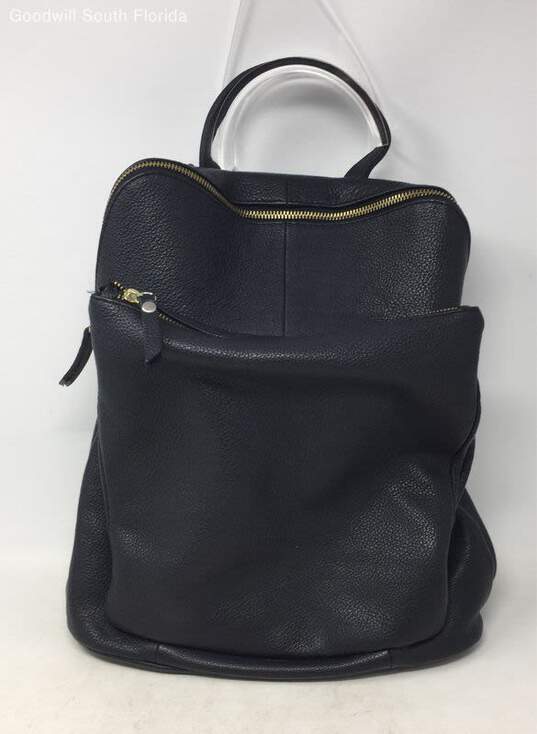 L Credi Womens Black Backpack Size Medium image number 1