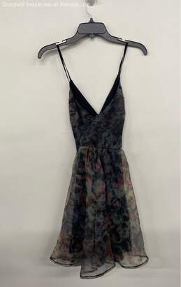 Maniju Black Multicolor Formal Dress NWT- Size M alternative image
