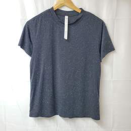 Lululemon Athletica Dark Gray Speckled T Shirt Size 2