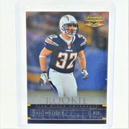 2007 Eric Weddle Donruss Gridiron Gear Rookie /599 SD Chargers