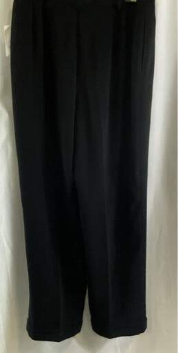 NWT Charter Club Womens Black Monterey High Rise Straight Leg Dress Pants Sz 14 alternative image