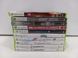 Bundle of 10 Microsoft Xbox 360 Video Games