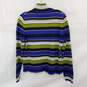 Josephine Chaus Striped Blue & Green Turtleneck Sweater Size S image number 2