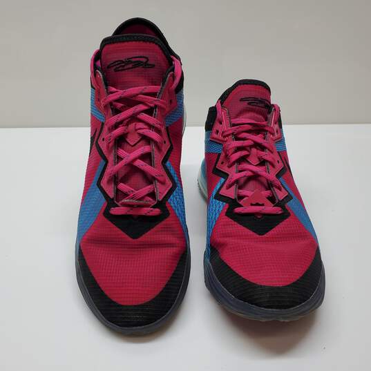 Nike LeBron 18 Low 'Fireberry' also called 'Neon Nights' Sz 11.5 image number 1