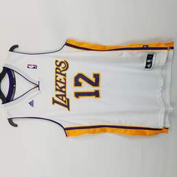 ADIDAS NBA LOS ANGELES LAKERS #12 HOWARD BASKETBALL JERSEY SIZE