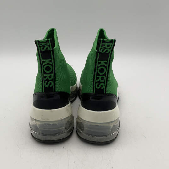 Womens Olympia Extreme Green Black Pull On High Top Sneaker Shoes Size 9 M image number 2