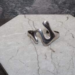 Taxco Sterling Silver Modernist Cuff Bracelet alternative image