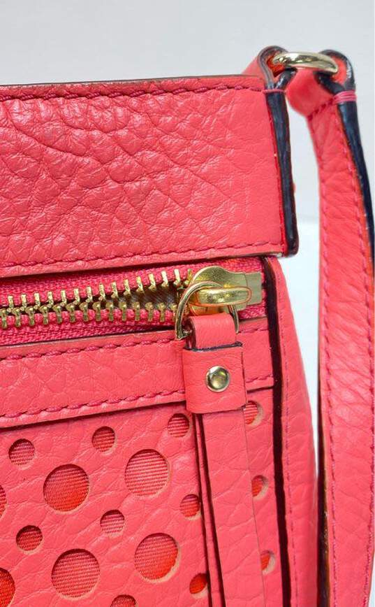 Kate Spade Leather Perri Lane Reidy Crossbody Bag Pink image number 7