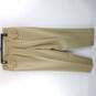 Sergio Valentino Men Brown Plaid Dress Pants 50 image number 2