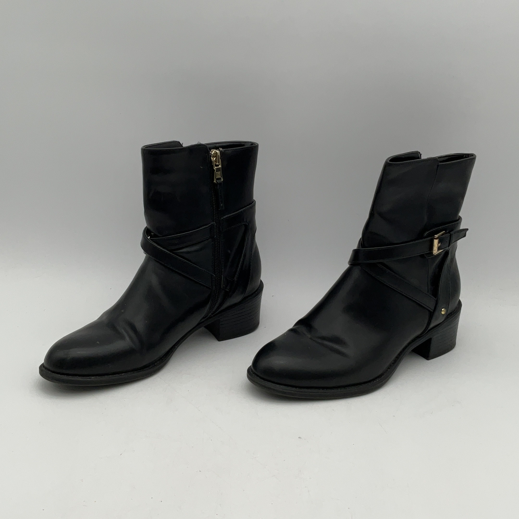 Leather ankle boots Vera Wang Black size 6 US in Leather - 27092901