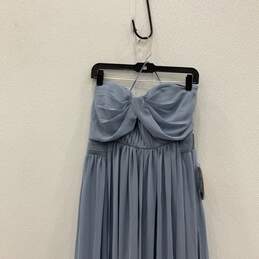NWT Birdy Grey Womens Dusty Blue Sleeveless Sweetheart Neck Maxi Dress Size XXL alternative image