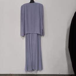 Ursula of Switzerland Lilac/Lavender Long Sleeveless Dress With Blazer Size 10 alternative image