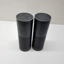 Lot of 2 Amazon SK705Di Echo 1st Gen Smart Speakers alternative image