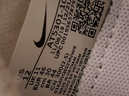 Nike React Sertu Men's Lifestyle Shoes White Suede Woven AT5301 100 Size 12 image number 7