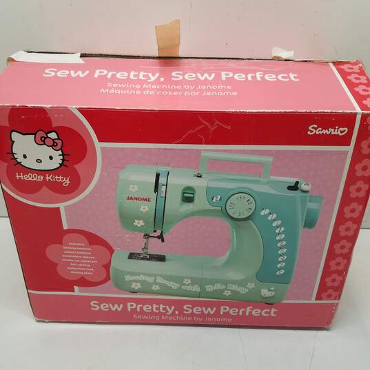 JANOME Hello Kitty Sewing Machine RED Polka-dot - Sanrio Japan LIMIT  Inspired by You.