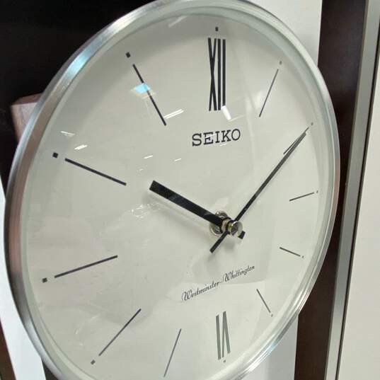 Seiko Wall Clock 21" Westminster Whittington Battery Operated Pendulum Clock image number 2