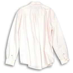 Tommy Hilfiger Mens Pink White Striped Dress Shirt Size XXL alternative image