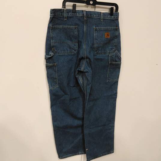 Carhartt Dungaree Fit Straight Jeans Men's Size 36x30 image number 2