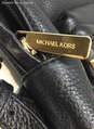 Michael Kors Womens Black Leather Backpack image number 4