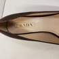 Prada Leather Pump Women's Sz.38 Chestnut Brown With COA By Authenticate First image number 8