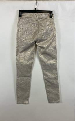 NWT Juicy Couture Womens Beige Animal Print Mid Rise Skinny Leg Jeans Size 24 alternative image