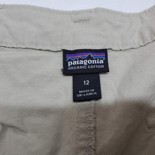 Patagonia Tan Cotton Shorts Women's 12 image number 3