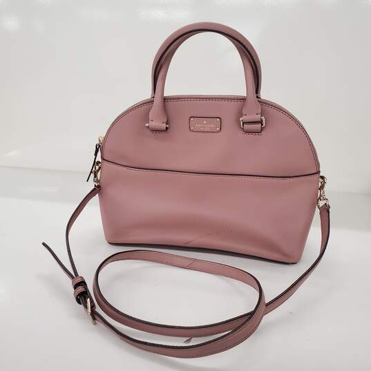 Kate Spade Grove Street Carli Mauve Leather Crossbody Handbag image number 1