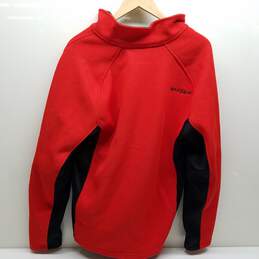 Men's Spyder Knit Windbreaker - Red & Black - Size L alternative image