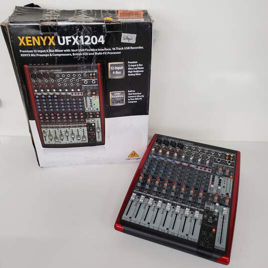 Behringer Xenyx UFX1204 Mixer with 16-Track USB Recorder Multi FX Processor P/R image number 1