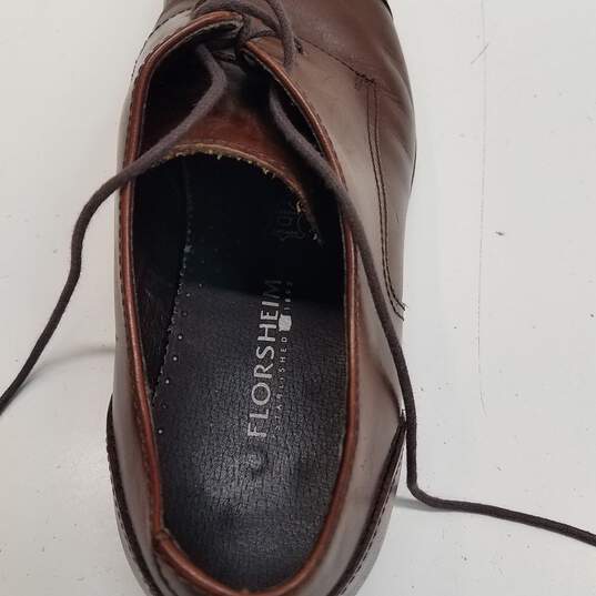 Florsheim Stance Cap Oxford Dress Shoes Brown Men's Size 8D image number 8